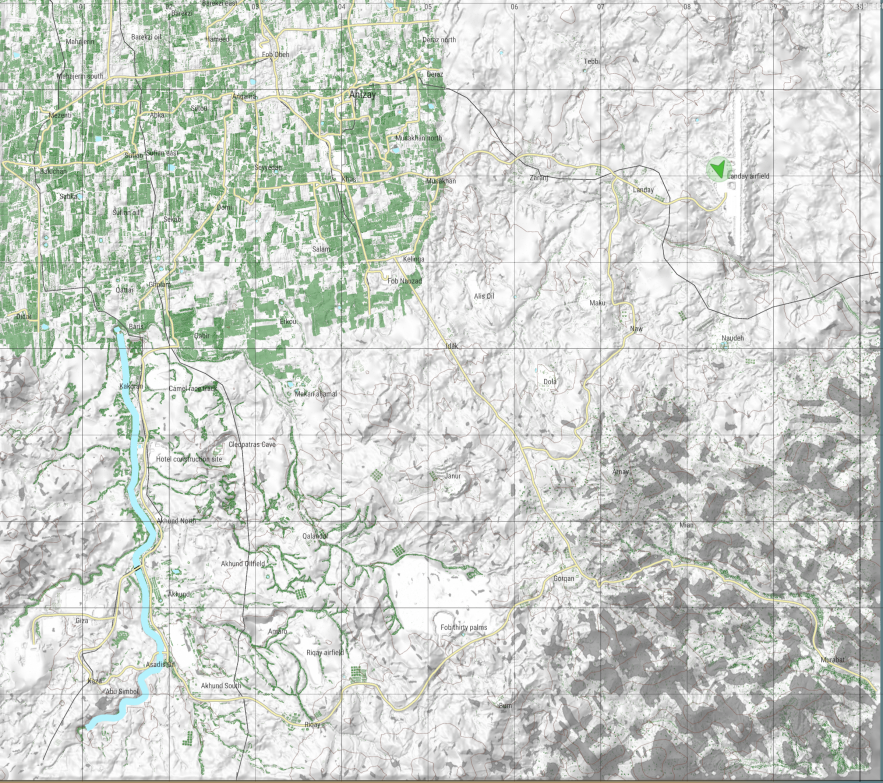Mapa Anzay